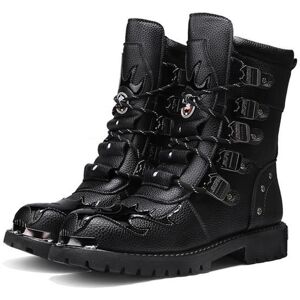 Unbranded (black, 38) Men's Cowhide Genuine Leather Work Boots Military Combat Boots Gothi Unbranded (black, 38) Men's Cowhide Genuine Leather Work Boots Military Combat Boots Gothi