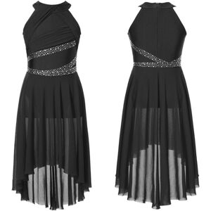 Unbranded (black, 15-16 Years) Kids Girls Sleeveless Shiny Rhinestone Lyrical Ballet Leota Unbranded (black, 15-16 Years) Kids Girls Sleeveless Shiny Rhinestone Lyrical Ballet Leota