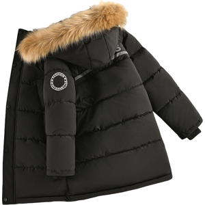 Xcsgsra (Black02, 5-6Years) Kids Boys' Fur Coat Hooded Parka Jacket Outwear UK Xcsgsra (Black02, 5-6Years) Kids Boys' Fur Coat Hooded Parka Jacket Outwear UK