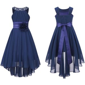 Unbranded (navy blue, 7-8 Years) Kids Wedding Flower Girls Party Dress Sleeveless Shiny Be Unbranded (navy blue, 7-8 Years) Kids Wedding Flower Girls Party Dress Sleeveless Shiny Be