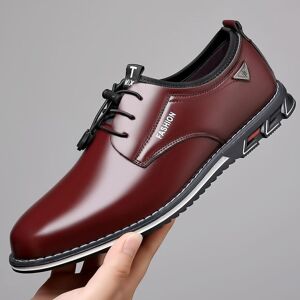 Unbranded (wine red, 50) Men's Leather Shoe Casual Golf Shoes Men's Sports Shoes Unbranded (wine red, 50) Men's Leather Shoe Casual Golf Shoes Men's Sports Shoes
