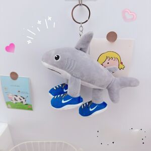 Unbranded (Nike Shark) Plush Italiana Brainrot Keychain With Abstract Dolls Backpack Acces Unbranded (Nike Shark) Plush Italiana Brainrot Keychain With Abstract Dolls Backpack Acces