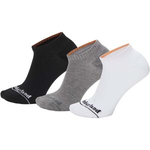 (L, Black/Grey/White) Timberland Unisex Adult Core No-Show Socks (Pack of 3) (L, Black/Grey/White) Timberland Unisex Adult Core No-Show Socks (Pack of 3)