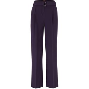 (6 UK, Purple) Hugo Boss Womens/Ladies Tapiana Relaxed Fit Trousers (6 UK, Purple) Hugo Boss Womens/Ladies Tapiana Relaxed Fit Trousers