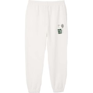 (S, Cream) Lacoste Unisex Adult Pique Relaxed Fit Jogging Bottoms (S, Cream) Lacoste Unisex Adult Pique Relaxed Fit Jogging Bottoms