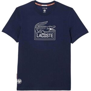 (XS, Blue) Lacoste Unisex Adult Roland Garros Edition Ultra Dry Tennis T-Shirt (XS, Blue) Lacoste Unisex Adult Roland Garros Edition Ultra Dry Tennis T-Shirt