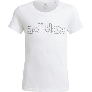 (7-8 Years, White) Adidas Girls Essentials Linear T-Shirt (7-8 Years, White) Adidas Girls Essentials Linear T-Shirt