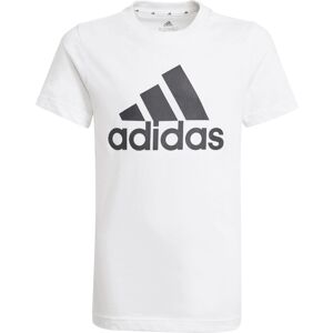 (9-10 Years, White) Adidas Boys Essentials Big Logo T-Shirt (9-10 Years, White) Adidas Boys Essentials Big Logo T-Shirt