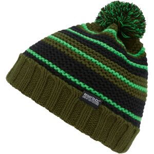 (11-13 Years, Khaki Green) Regatta Childrens/Kids Davin VI Bobble Beanie (11-13 Years, Khaki Green) Regatta Childrens/Kids Davin VI Bobble Beanie