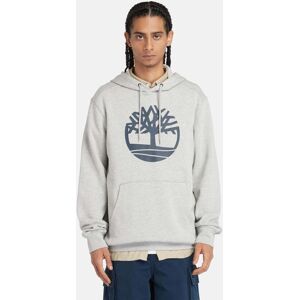 (S, Grey) Timberland Mens Kennebec River Tree Logo Hoodie (S, Grey) Timberland Mens Kennebec River Tree Logo Hoodie