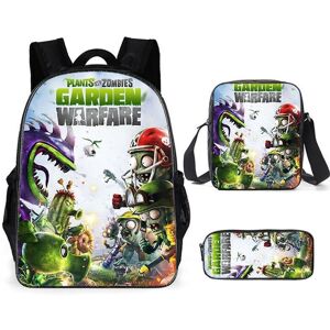 Unbranded (06) Vs Plants Zombies Kids School Backpack Threepiece Gift Set Young For Studen Unbranded (06) Vs Plants Zombies Kids School Backpack Threepiece Gift Set Young For Studen