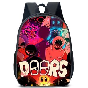 Unbranded (G) Doors Roblox Letter Anime Cartoon Lightweight Bag Backpack School Children Unbranded (G) Doors Roblox Letter Anime Cartoon Lightweight Bag Backpack School Children