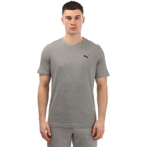 (L, Grey) Puma Mens Small Logo T-Shirt (L, Grey) Puma Mens Small Logo T-Shirt