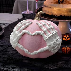 Unbranded (Pink) Fake Pumpkins Skeleton Hand Figurines Resin Artwork Collectible Figurines Unbranded (Pink) Fake Pumpkins Skeleton Hand Figurines Resin Artwork Collectible Figurines