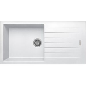 Cookology Sienna Granite Composite Kitchen Sink and Drainer - White Cookology Sienna Granite Composite Kitchen Sink and Drainer - White