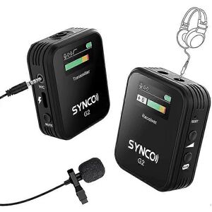 Unbranded (As show, One size) SYNCO G2(A1) 2.4GHz Wireless Microphone Lavalier Microphone Unbranded (As show, One size) SYNCO G2(A1) 2.4GHz Wireless Microphone Lavalier Microphone