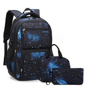 Unbranded (refer to photo, One size) Boy's school backpack for teenager Galaxy School- Unbranded (refer to photo, One size) Boy's school backpack for teenager Galaxy School-