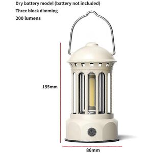 Unbranded (As show, One size) Outdoor Waterproof Camping Light USB Rechargeable Portable T Unbranded (As show, One size) Outdoor Waterproof Camping Light USB Rechargeable Portable T