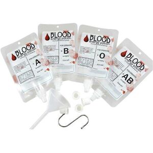 Kikidex (As show, One size) 150ML Blood Bag Halloween Drinking Pouch Drink Storage Bag Kikidex (As show, One size) 150ML Blood Bag Halloween Drinking Pouch Drink Storage Bag