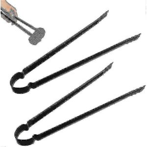 Unbranded (As show, One size) 2 Pcs Anti-scald Handle Multifunctional Metal Tongs BAOPENG Unbranded (As show, One size) 2 Pcs Anti-scald Handle Multifunctional Metal Tongs BAOPENG