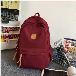 Unbranded (GRAY, One size) Woman Man Nylon Backpack Solid Color Vintage Travel Laptop Ruck Unbranded (GRAY, One size) Woman Man Nylon Backpack Solid Color Vintage Travel Laptop Ruck