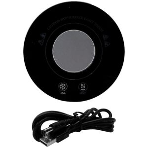 Unbranded (As show, One size) Usb Electric Heating Cooling Coaster Cup Mat Intelligent Cup Unbranded (As show, One size) Usb Electric Heating Cooling Coaster Cup Mat Intelligent Cup