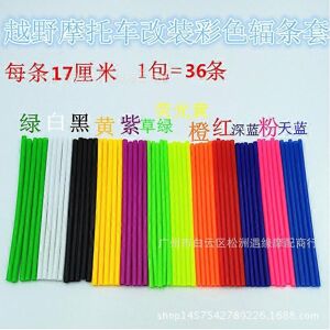 Unbranded (Yellow, One size) Dirt Bike Accessories Wheel Modified Colored Spoke Sleeve For Unbranded (Yellow, One size) Dirt Bike Accessories Wheel Modified Colored Spoke Sleeve For