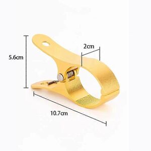 Unbranded (Silver, One size) 1PCS Gold Windproof Clothespin,Aluminum Alloy Drying Clips fo Unbranded (Silver, One size) 1PCS Gold Windproof Clothespin,Aluminum Alloy Drying Clips fo