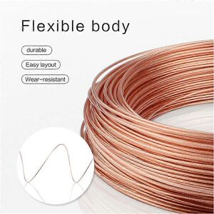 Unbranded (As show, One size) Speaker Audio Cable 6N OCC Single Crystal Copper High Purity Unbranded (As show, One size) Speaker Audio Cable 6N OCC Single Crystal Copper High Purity