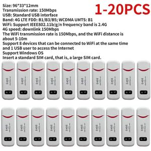 Unbranded (As show, One size) 4G LTE Wireless USB Dongle Mobile Broadband 150Mbps Modem St Unbranded (As show, One size) 4G LTE Wireless USB Dongle Mobile Broadband 150Mbps Modem St