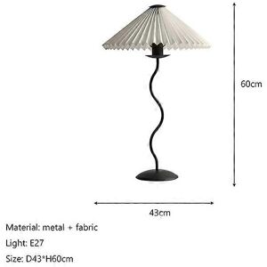 Unbranded (As show, One size) Nordic Minimalist Pleated Fabric Led Floor Lamp Living Room Unbranded (As show, One size) Nordic Minimalist Pleated Fabric Led Floor Lamp Living Room