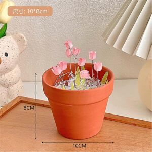 Unbranded (yellow Petals, 13 Flowers Big pot) 1pc BIG DIY Tulip Table Lamp LED Bedside La Unbranded (yellow Petals, 13 Flowers Big pot) 1pc BIG DIY Tulip Table Lamp LED Bedside La