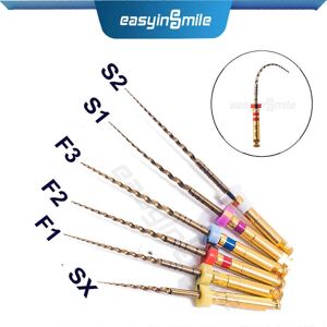 Unbranded (25mm s1, One size) 6pcs/pack Easyinsmile Dental Endo Files Gold X- Taper Endodo Unbranded (25mm s1, One size) 6pcs/pack Easyinsmile Dental Endo Files Gold X- Taper Endodo