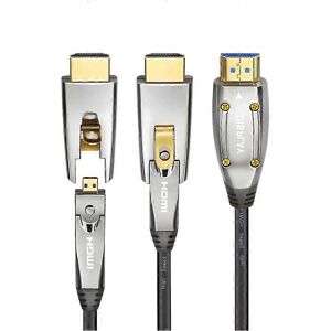 Unbranded (As show, One size) HDMI Micro HDMI-Compatible Optical 2.0 Audio Cable 18Gbps 4K Unbranded (As show, One size) HDMI Micro HDMI-Compatible Optical 2.0 Audio Cable 18Gbps 4K