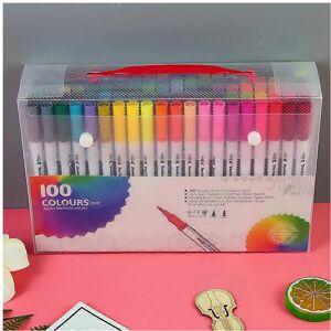 Unbranded (As show, One size) 12/48/60/80/100/120 Colors Markers Watercolor Art Brush Pen Unbranded (As show, One size) 12/48/60/80/100/120 Colors Markers Watercolor Art Brush Pen