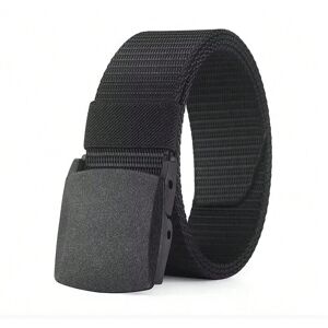 Gaatpot (1pcs Black, 120cm) Men's Belt Outdoor Casual Canvas Belt Metal Free Training Ny Gaatpot (1pcs Black, 120cm) Men's Belt Outdoor Casual Canvas Belt Metal Free Training Ny