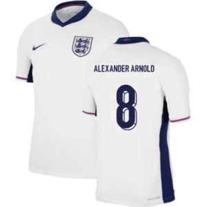 Nike (S) 2024-2025 England Home Match Dri-Fit ADV Authentic Shirt (Alexander Arnold 8 Nike (S) 2024-2025 England Home Match Dri-Fit ADV Authentic Shirt (Alexander Arnold 8