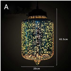 Unbranded (L, One size) Modern 3D colorful Pendant Lights Nordic Starry Sky Hanging Glass Unbranded (L, One size) Modern 3D colorful Pendant Lights Nordic Starry Sky Hanging Glass