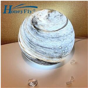 Unbranded (Battery Box, One size) 3D Print Jupiter Lamp USB Transparent Glass Change Colou Unbranded (Battery Box, One size) 3D Print Jupiter Lamp USB Transparent Glass Change Colou