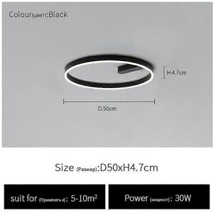 Unbranded (Dimmable with remote, black D40cm) Lampu langit-langit desain ruang tamu lampu Unbranded (Dimmable with remote, black D40cm) Lampu langit-langit desain ruang tamu lampu