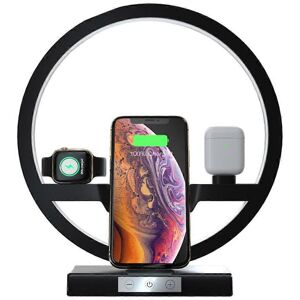 Unbranded (Black EU, One size) Wireless Charger Stand Table Lamp Touch Switch 10W Charger Unbranded (Black EU, One size) Wireless Charger Stand Table Lamp Touch Switch 10W Charger