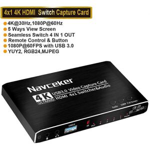 Unbranded (ZY-HC40, One size) 2023 USB3.0 HDMI 4K60Hz Video Capture HDMI to USB Video Capt Unbranded (ZY-HC40, One size) 2023 USB3.0 HDMI 4K60Hz Video Capture HDMI to USB Video Capt