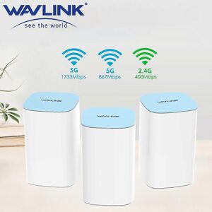 Unbranded (US Plug, 2pcs) AC3000 Mesh WiFi Router WiFi Extender 2.4G 5.0G Tri-Band Whole H Unbranded (US Plug, 2pcs) AC3000 Mesh WiFi Router WiFi Extender 2.4G 5.0G Tri-Band Whole H