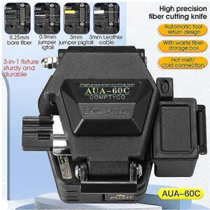 Unbranded (As show, One size) Optical Fiber Cutter AUA-60C Cold Connection Hot Melt Optica Unbranded (As show, One size) Optical Fiber Cutter AUA-60C Cold Connection Hot Melt Optica