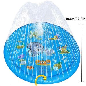 Unbranded (Blue 96cm, One size) Pet Sprinkler Pad Play Cooling Mat Swimming Pool Outdoor I Unbranded (Blue 96cm, One size) Pet Sprinkler Pad Play Cooling Mat Swimming Pool Outdoor I