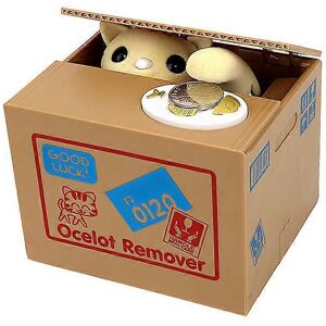 Unbranded (Orange, One size) Personalized Cute Cat Piggy Bank Save Money Box Automated Cre Unbranded (Orange, One size) Personalized Cute Cat Piggy Bank Save Money Box Automated Cre