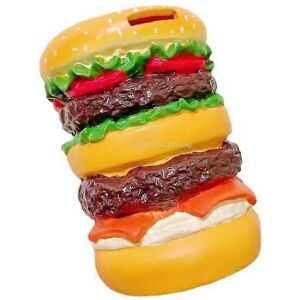 Unbranded (As show, One size) Hamburger Coin Bank Money Box Box Coin Saving Pot Coin Bank Unbranded (As show, One size) Hamburger Coin Bank Money Box Box Coin Saving Pot Coin Bank