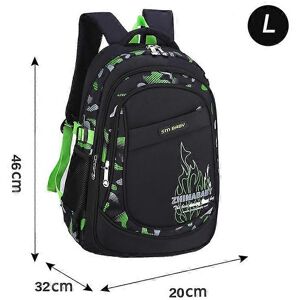 Unbranded (Green Black S, One size) SchoolBag Children Casual Backpacks Nylon Large Size S Unbranded (Green Black S, One size) SchoolBag Children Casual Backpacks Nylon Large Size S
