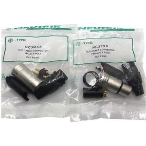 Unbranded (50 each M and F, One size) 100PCS/Lot 100%New FOR NEUTRIK three-core balanced p Unbranded (50 each M and F, One size) 100PCS/Lot 100%New FOR NEUTRIK three-core balanced p