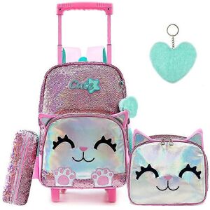 Unbranded (Color 3, One size) Kids Rolling Travel Toddler Duffle Bag Bow Tie Backpack for Unbranded (Color 3, One size) Kids Rolling Travel Toddler Duffle Bag Bow Tie Backpack for